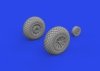 Eduard 672371 P-51D wheels block tread 2 EDUARD 1/72